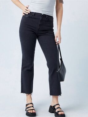 PacSun Black High-Rise Bootcut Leg Crop Jeans NWT 29